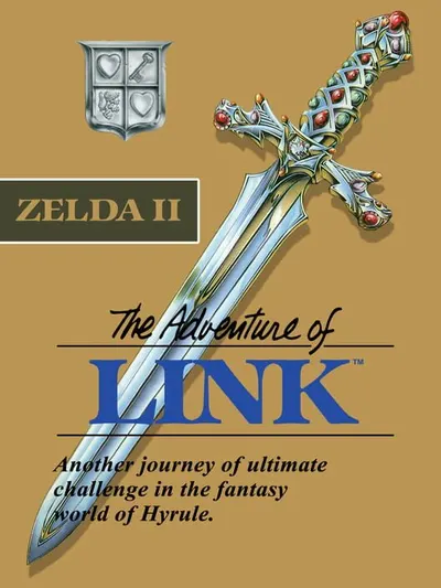 Capa de Zelda II: The Adventure of Link para NES