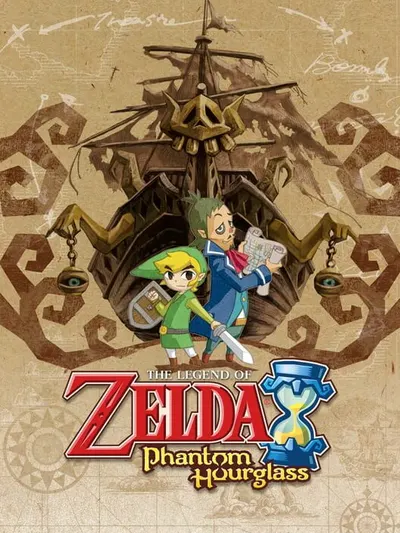 Capa de The Legend of Zelda: Phantom Hourglass para Nintendo DS