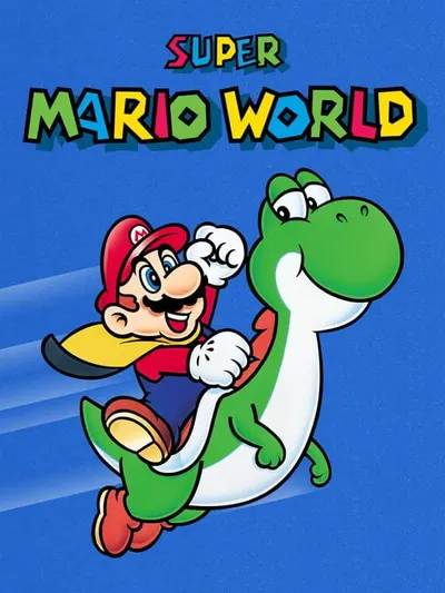 Capa de Super Mario World para Super Nintendo