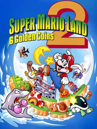 Capa de Super Mario Land 2: 6 Golden Coins para Game Boy