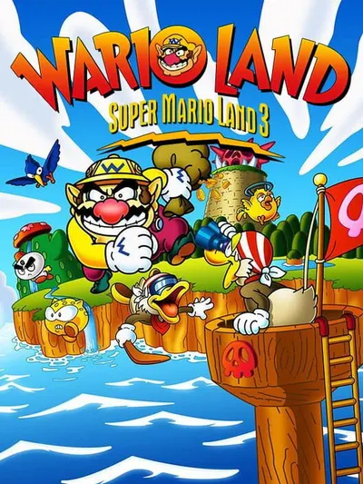 Capa de Wario Land: Super Mario Land 3 para Game Boy
