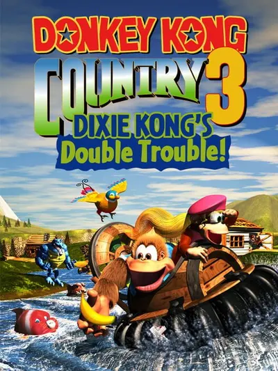 Capa de Donkey Kong Country 3: Dixie Kong's Double Trouble! para Super Nintendo