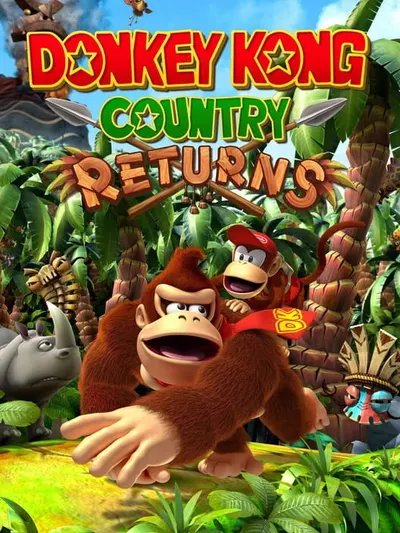 Capa de Donkey Kong Country Returns para Wii