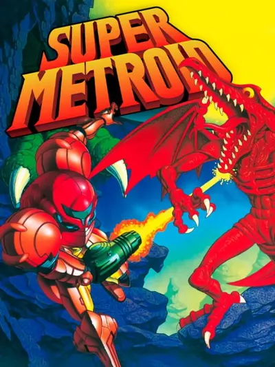 Capa de Super Metroid para Super Nintendo