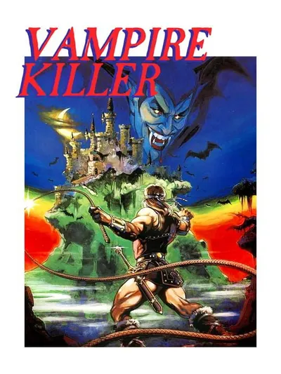 Capa de Vampire Killer para MSX