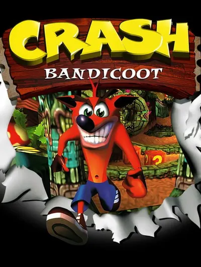 Capa de Crash Bandicoot para PlayStation