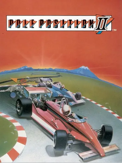 Capa de Pole Position II para Atari 7800