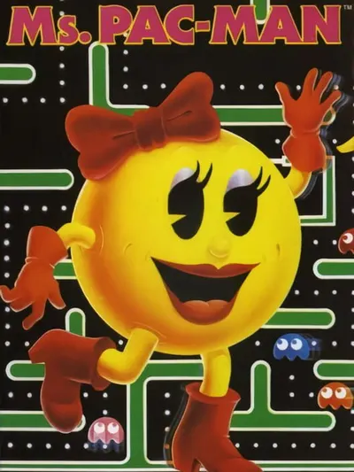 Capa de Ms. Pac-Man para Mega Drive