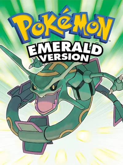 Capa de Pokémon Emerald Version para Game Boy Advance