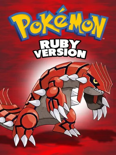 Capa de Pokémon Ruby Version para Game Boy Advance