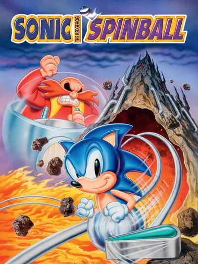 Capa de Sonic the Hedgehog: Spinball para Mega Drive