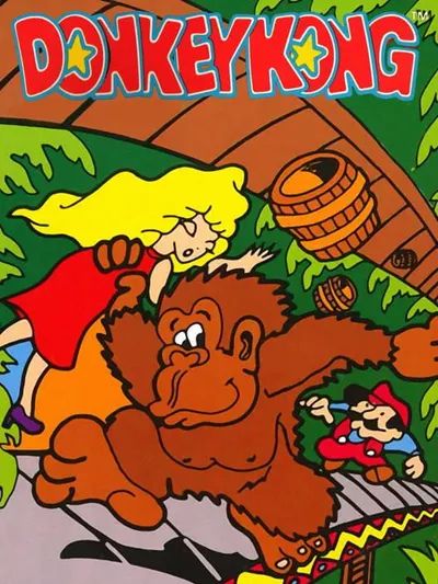 Capa de Donkey Kong para Atari 7800