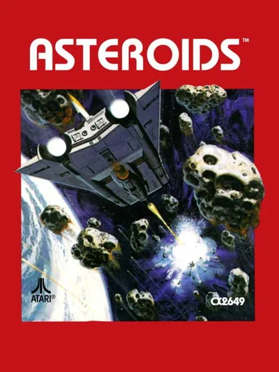 Capa de Asteroids para Atari 2600