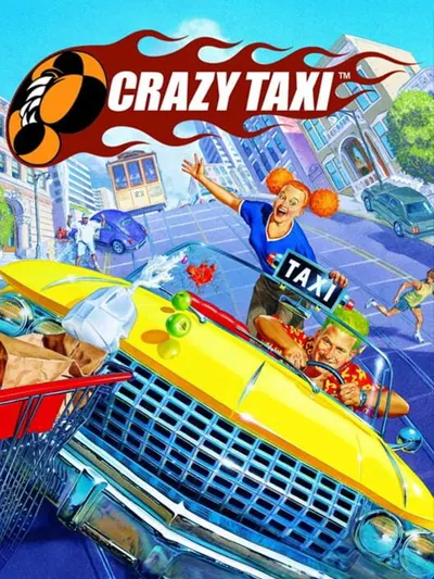 Capa de Crazy Taxi para Dreamcast