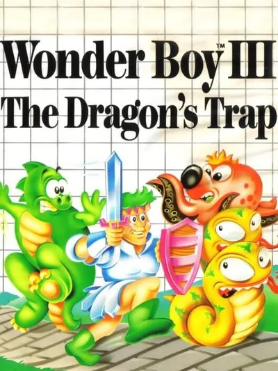 Capa de Wonder Boy III: The Dragon's Trap para Master System