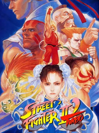 Capa de Street Fighter II' Turbo para Super Nintendo