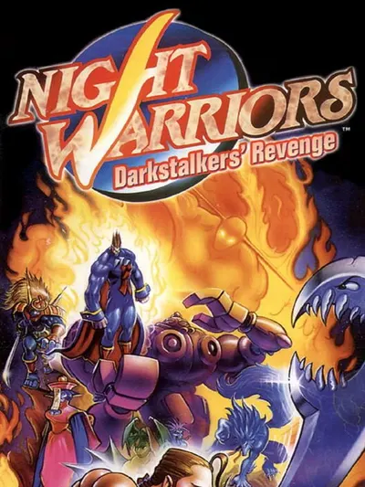 Capa de Night Warriors: Darkstalkers' Revenge para Sega Saturn