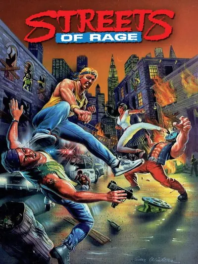 Capa de Streets of Rage para Game Gear