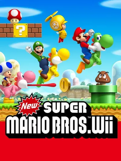 Capa de New Super Mario Bros. Wii para Wii