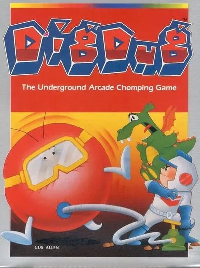 Capa de Dig Dug para Atari 7800