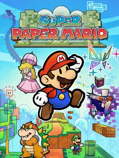 Capa de Super Paper Mario para Wii