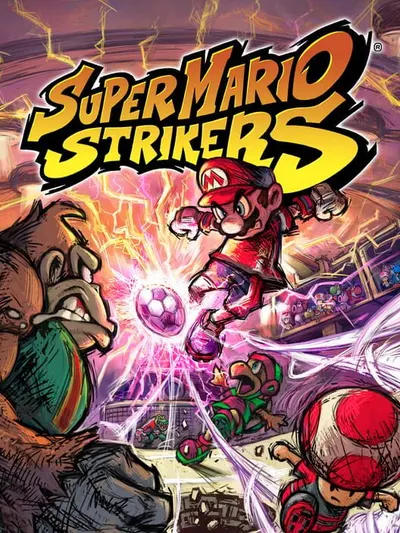 Capa de Super Mario Strikers para GameCube