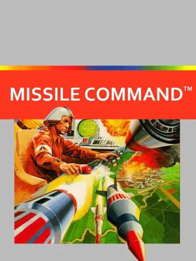 Capa de Missile Command para Atari 2600