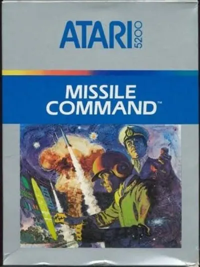 Capa de Missile Command para Atari 5200
