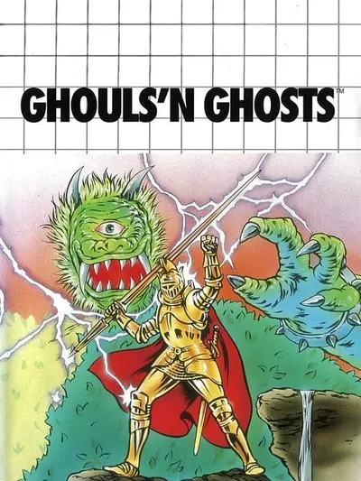 Capa de Ghouls 'n Ghosts para Master System