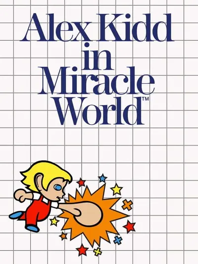 Capa de Alex Kidd in Miracle World para Master System