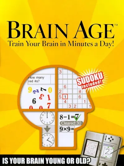 Capa de Brain Age: Train Your Brain in Minutes a Day! para Nintendo DS