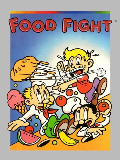 Capa de Food Fight para Atari 7800