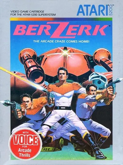 Capa de Berzerk para Atari 5200