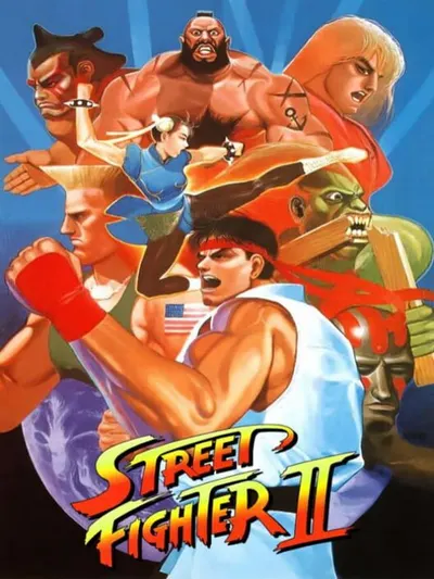 Capa de Street Fighter II para Super Nintendo
