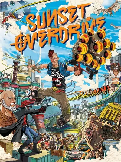 Capa de Sunset Overdrive para Xbox One