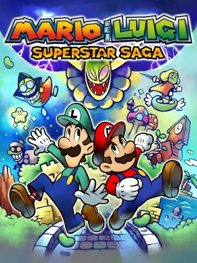 Capa de Mario & Luigi: Superstar Saga para Game Boy Advance