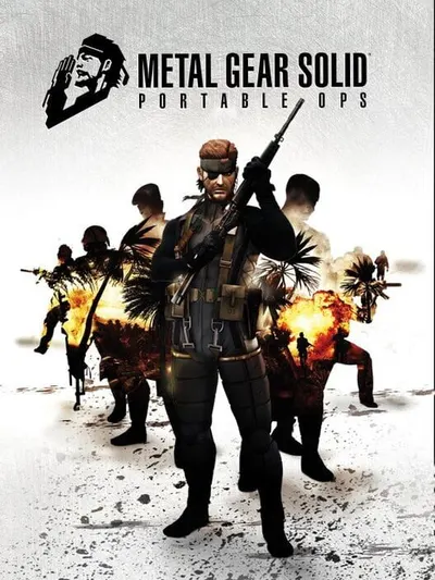 Capa de Metal Gear Solid: Portable Ops para PSP