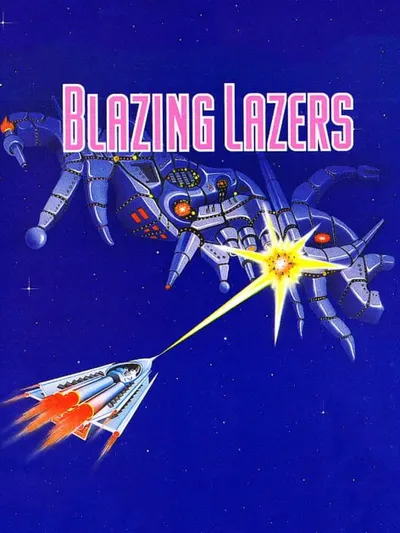 Capa de Blazing Lazers para TurboGrafx-16