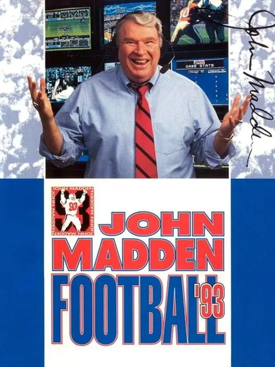 Capa de John Madden Football '93 para Mega Drive