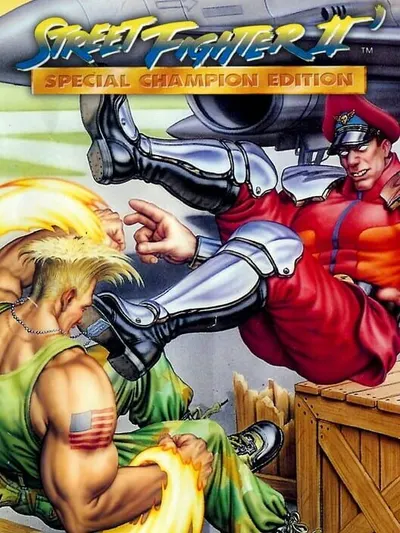 Capa de Street Fighter II: Special Champion Edition para Mega Drive