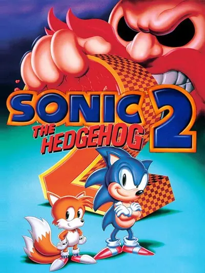 Capa de Sonic the Hedgehog 2 para Mega Drive