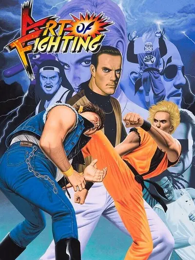 Capa de Art of Fighting para Neo Geo