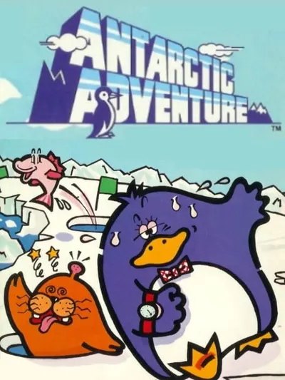Capa de Antarctic Adventure para MSX