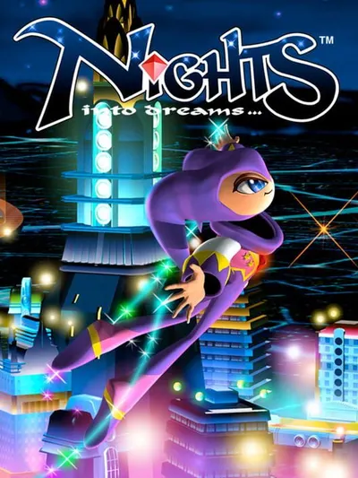 Capa de Nights Into Dreams... para Sega Saturn