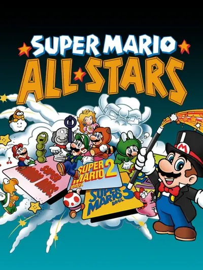 Capa de Super Mario All-Stars para Super Nintendo