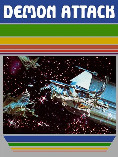 Capa de Demon Attack para Atari 2600