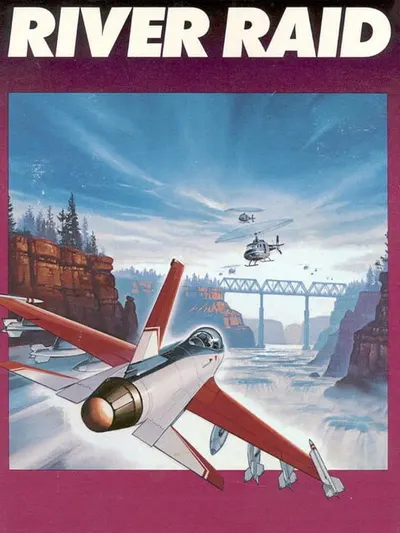 Capa de River Raid para Atari 2600