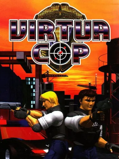 Capa de Virtua Cop para Sega Saturn