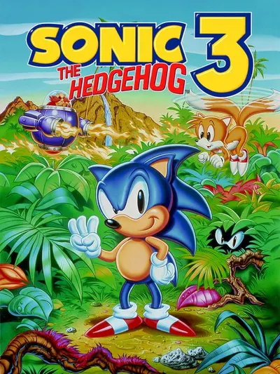 Capa de Sonic the Hedgehog 3 para Mega Drive