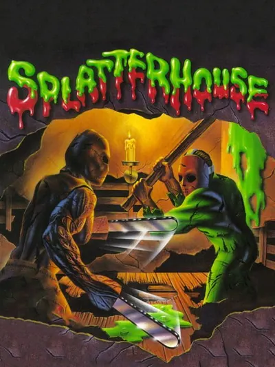 Capa de Splatterhouse para TurboGrafx-16